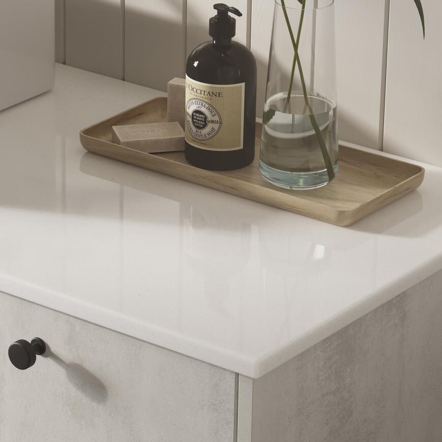 Hockley Textures White Stone Worktop