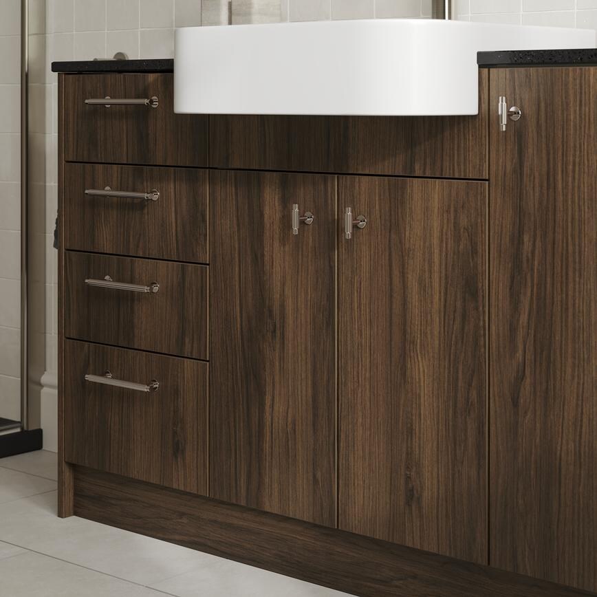 Hockley Textures Walnut Bathroom Bank Of Frontals