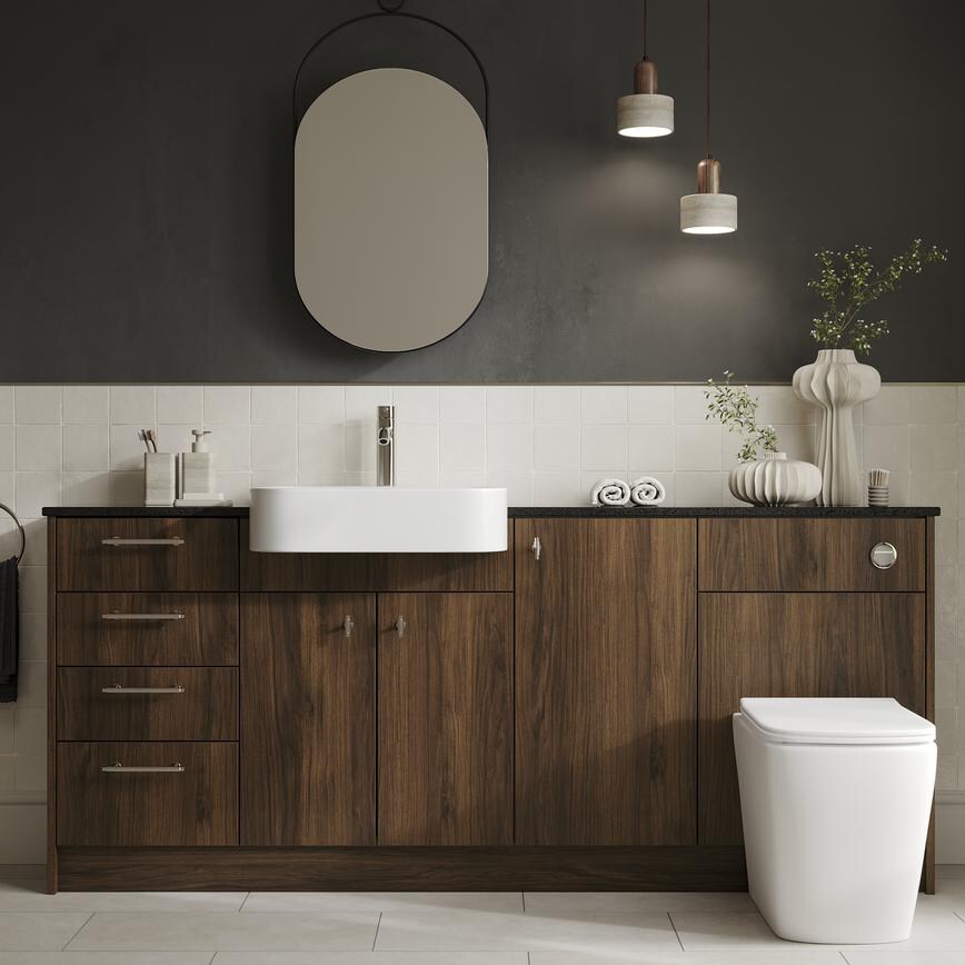 Hockley Textures Walnut Bathroom 