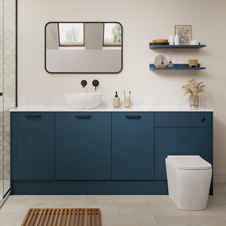 Greenwich Marine Blue Bathroom Alternative Lifestyle