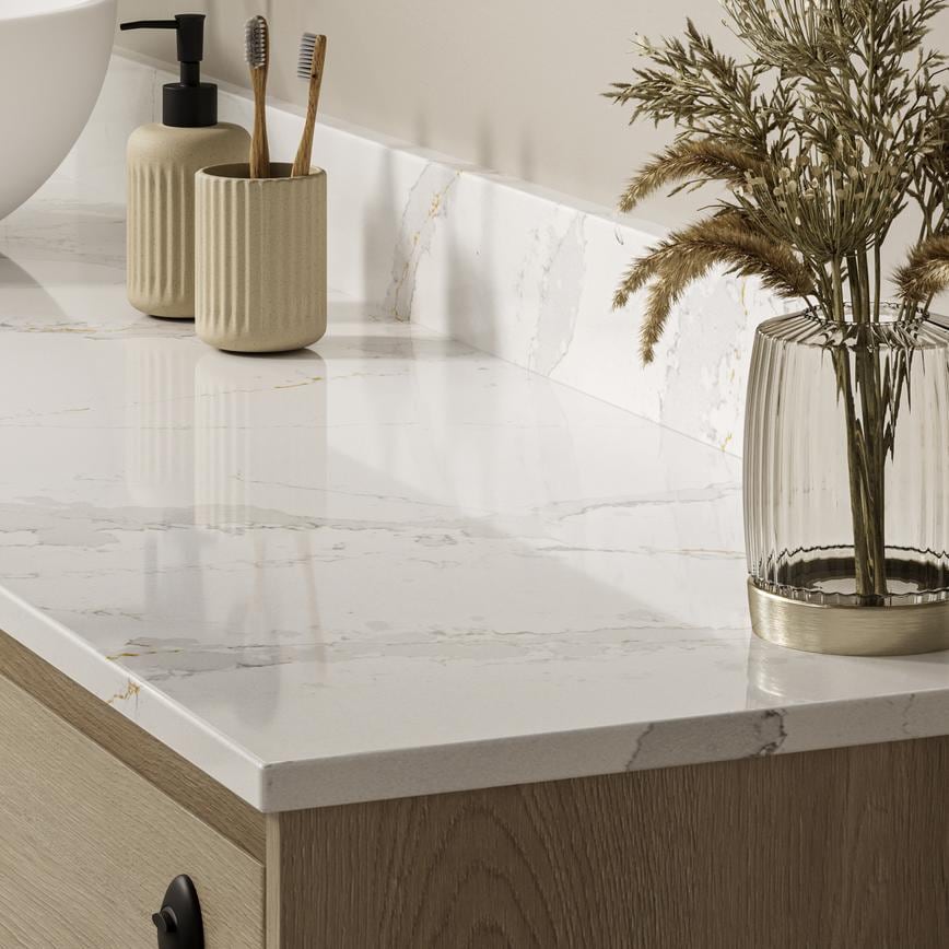 Clerkenwell Natural Oak Bathroom Worktop