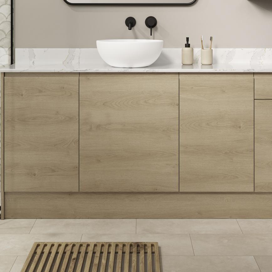 Clerkenwell Natural Oak Bathroom Alternative Set Shot
