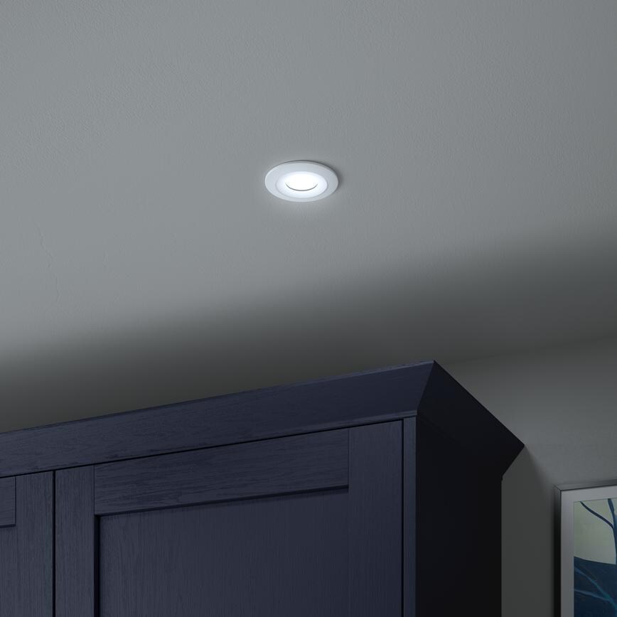 Sensio Trio Tone & Dual Power Down Light White Bezel Cool