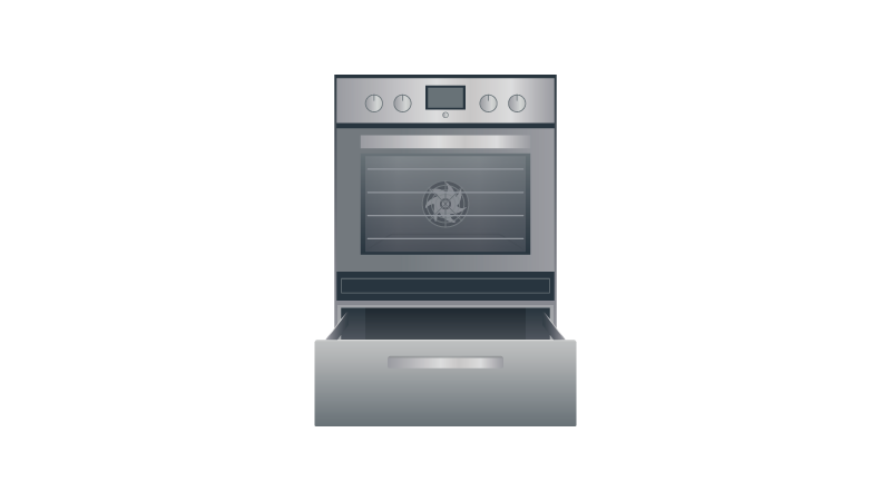 Built Under Oven Drawers