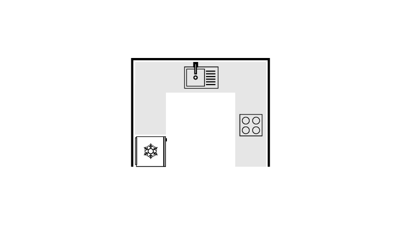 U Shape Kitchen