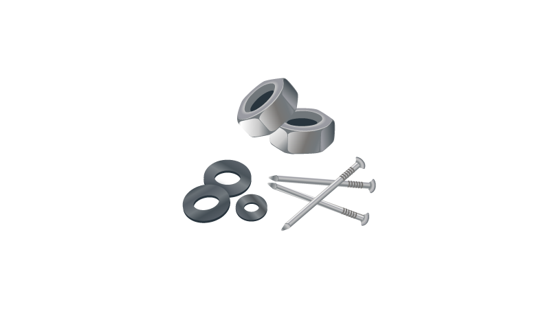 Nails Bolts and Washers