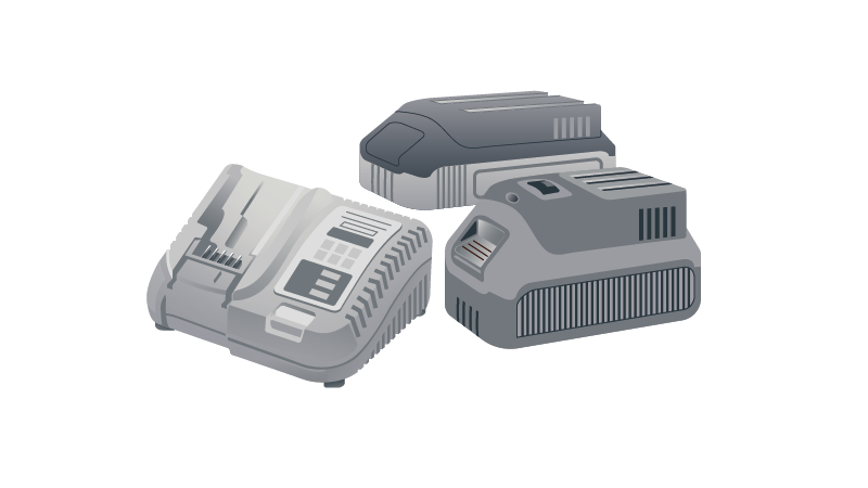 Power Tool Batteries and Chargers