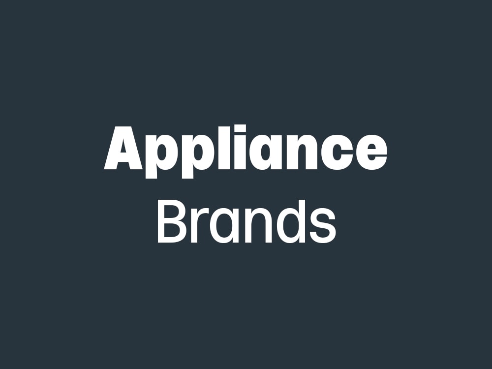 Appliance brands at Howdens