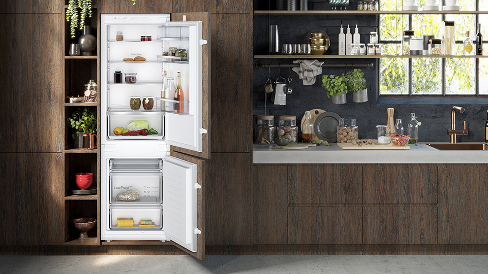 A Neff fridge freezer.