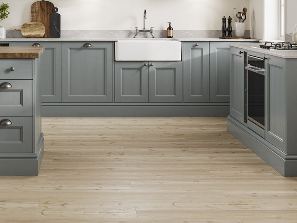 Oake and Gray Vinyl Flooring