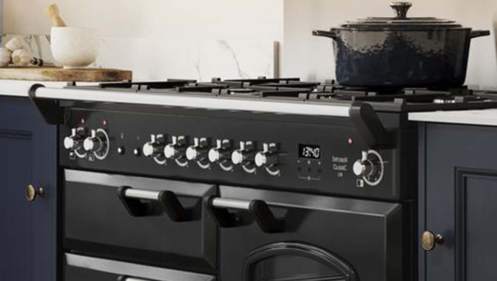 Black Rangemaster Cooker