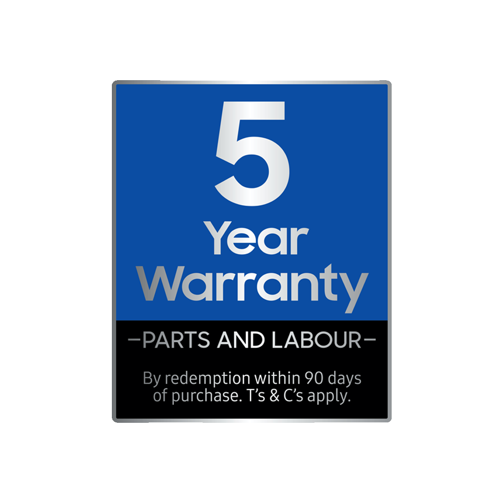 Samsung 5 year warranty