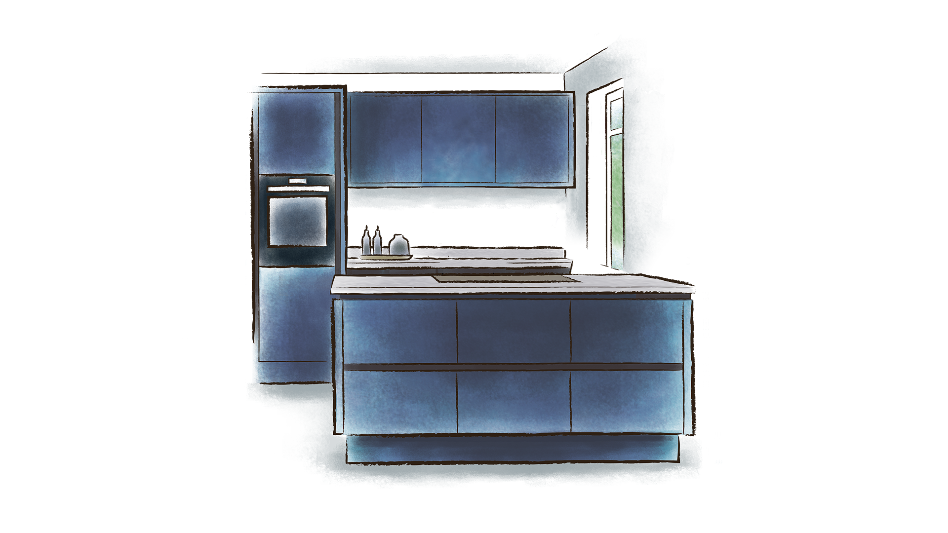 Fitted kitchens transparent 