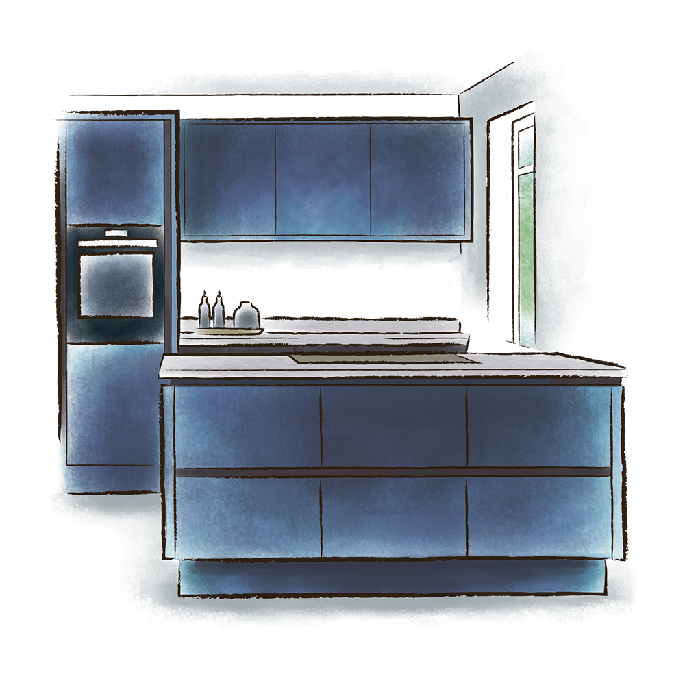 Fitted kitchens transparent 
