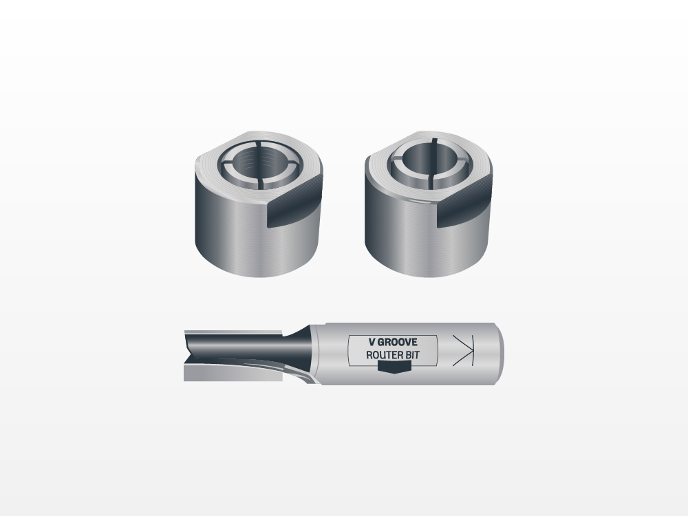 Illustration of powered router spares