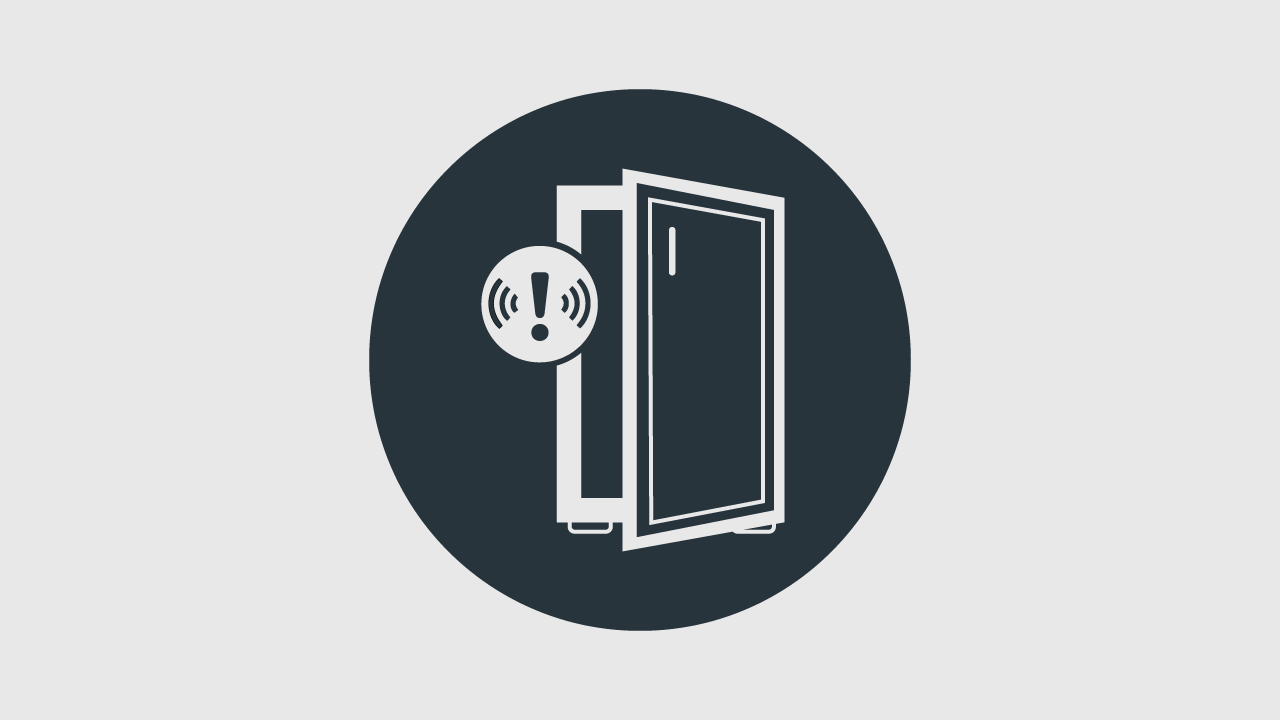 Open door alarm icon