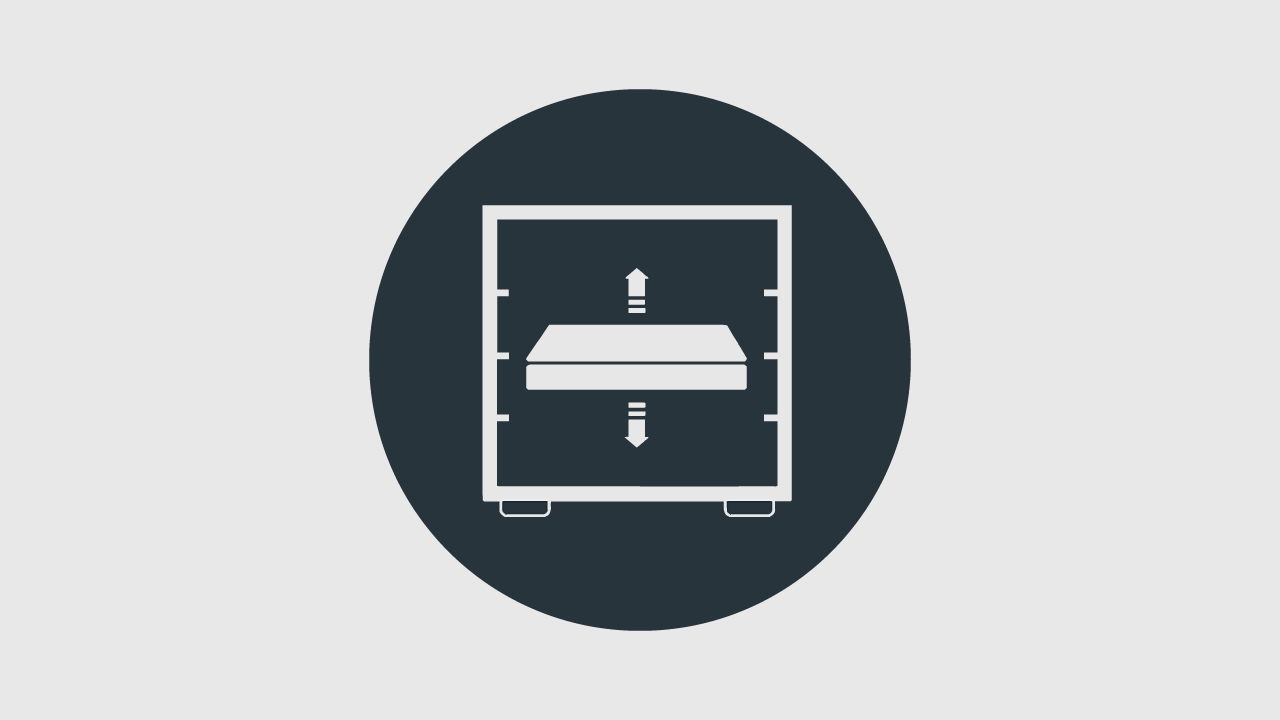 Adjustable shelves icon