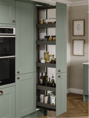 Pull forward larder storage