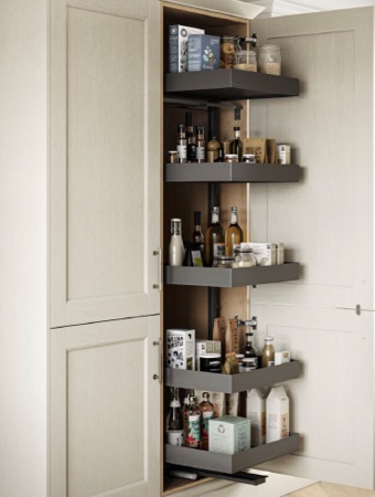 swing forward larder storage