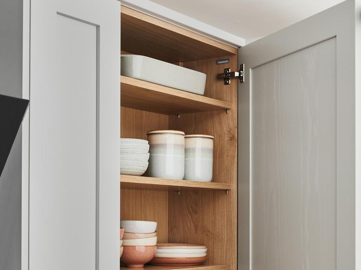 oak cabinets