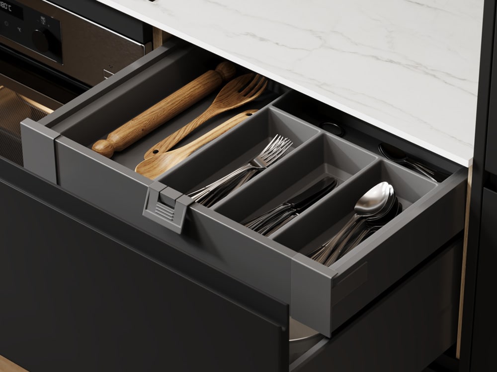 Internal storage drawers