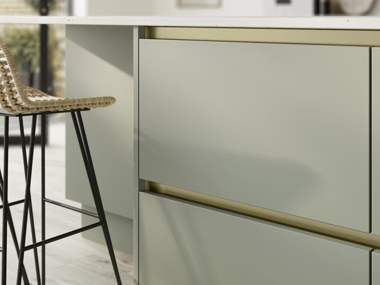 Brushed Brass Handleless Profiles