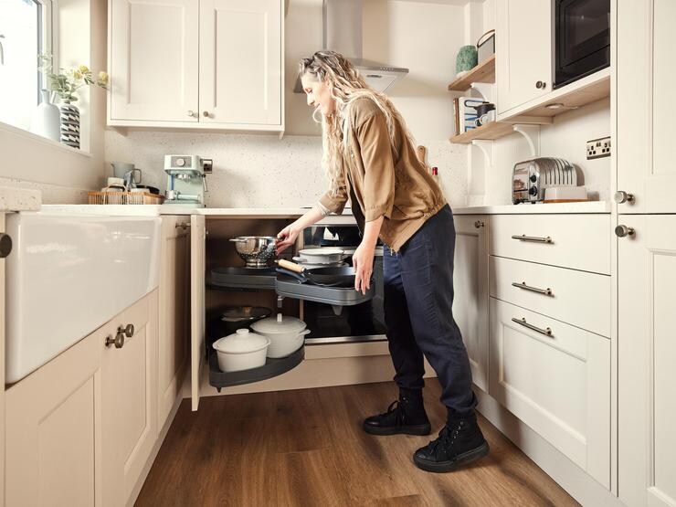 Clever corner storage