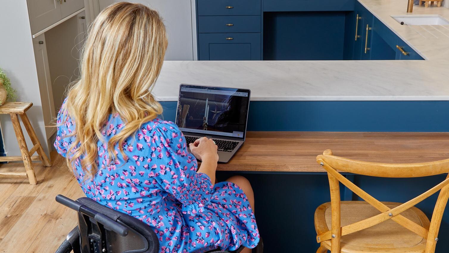 Bespoke work from home area