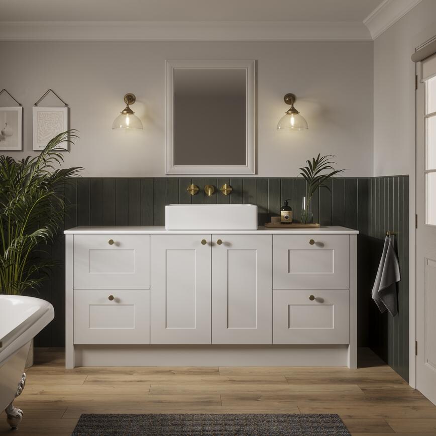 Chelford Dove Grey Bathroom Set Shot