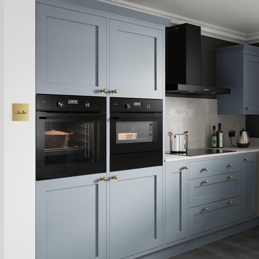 AEG Combi Microwave Gloss Black Touch Control