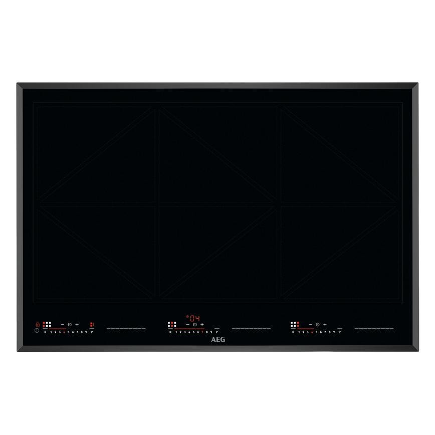 AEG 8000 Series IKK86681FB 80cm Black Electric Induction Hob