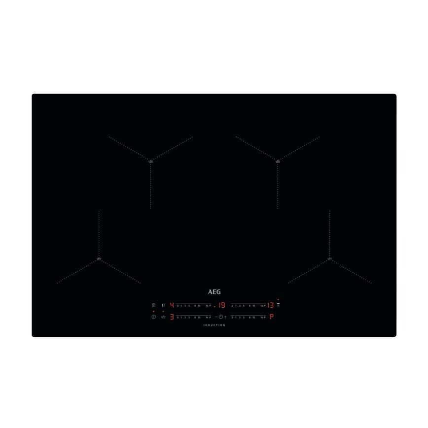 AEG Series 7000 IAX84411CB 80cm Black Electric Induction Hob