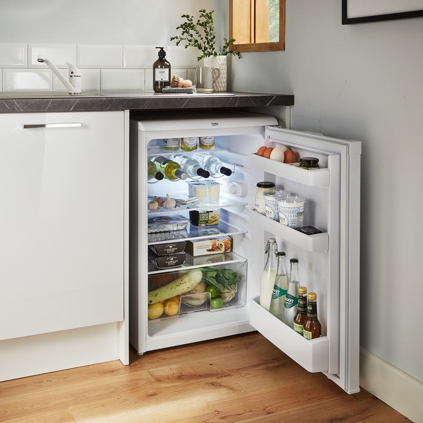 Beko freestanding built-under larder fridge