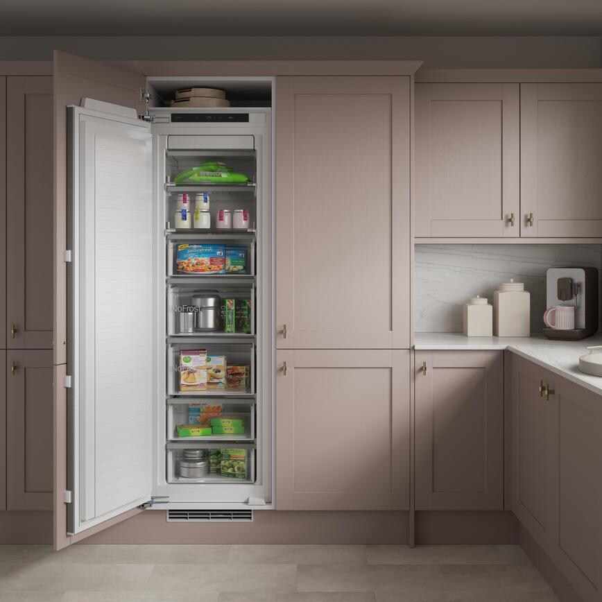 Bosch Series 4 Integrated White Freezer Halesworth Antique Rose