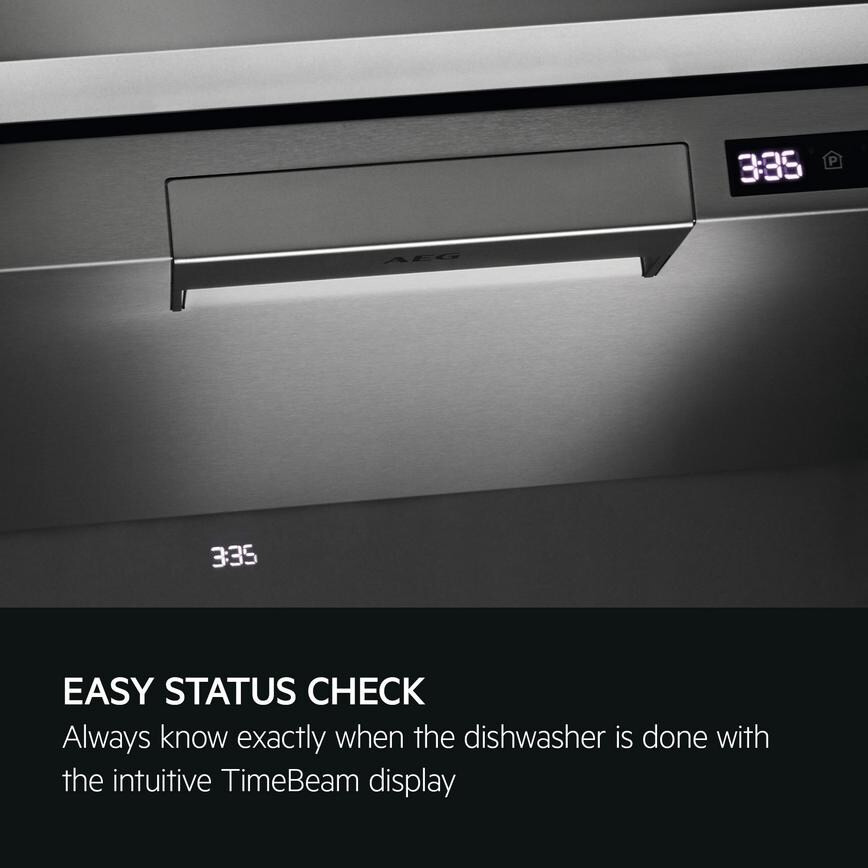 AEG Series 9000 FSK96838P Integrated Full Size White Control Panel Dishwasher