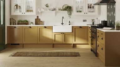 Chilcomb Paintable in Mustard and Porcelain