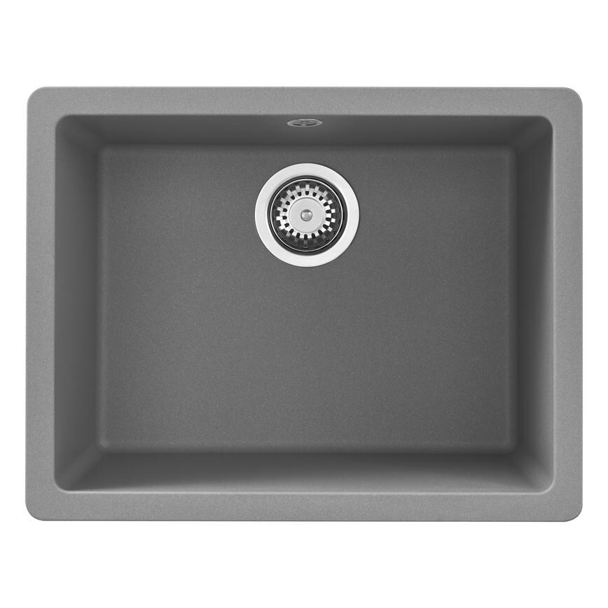 Schock Light Grey Granite Single Bowl Sink With WAS5255
