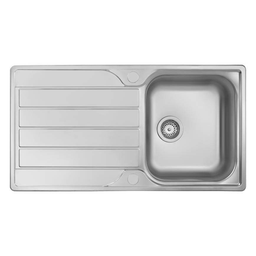 Rangemaster Stainless Steel Runworth Single Bowl Sink With WAS5255