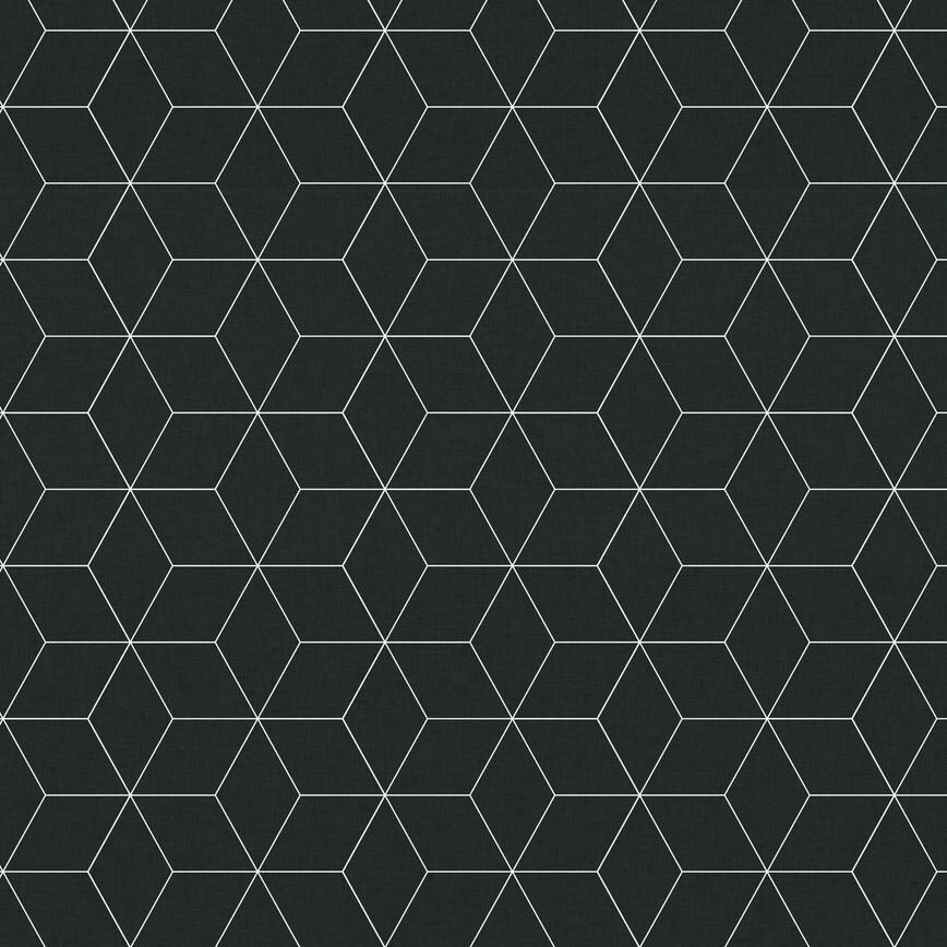 Blocked Hex Midnight Backboard Swatch