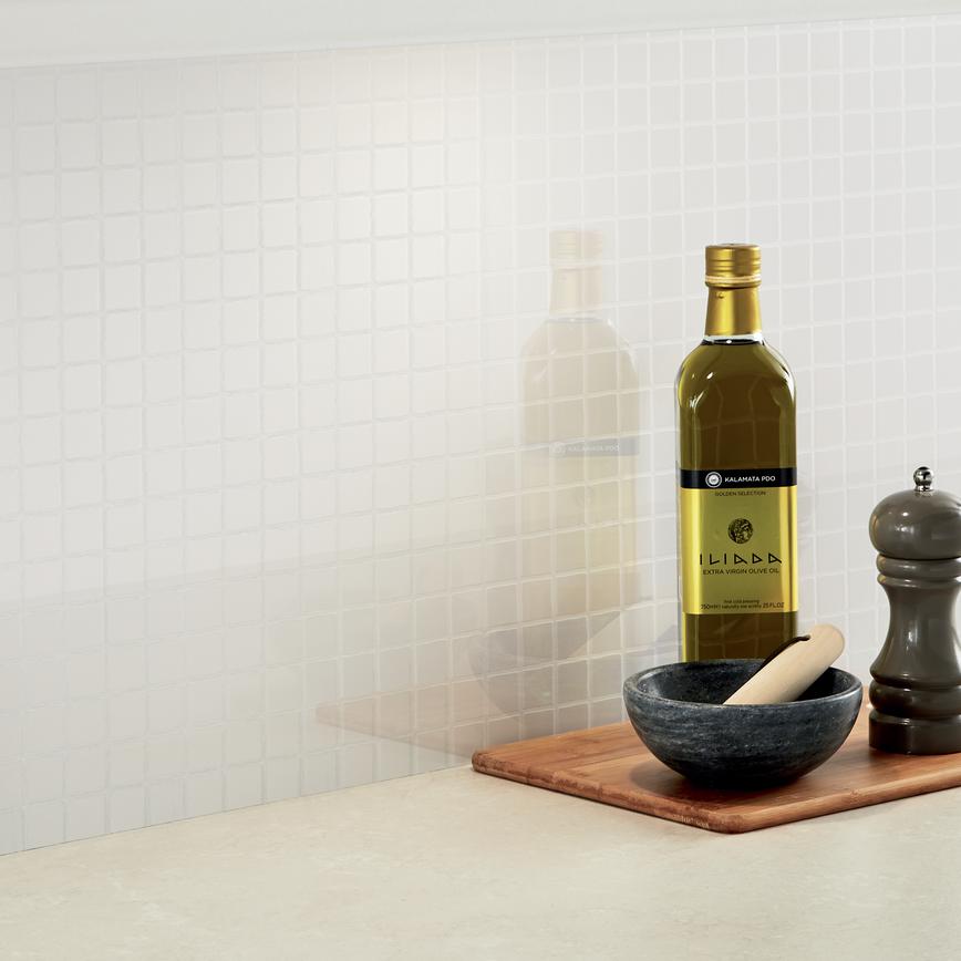 White Tile Effect