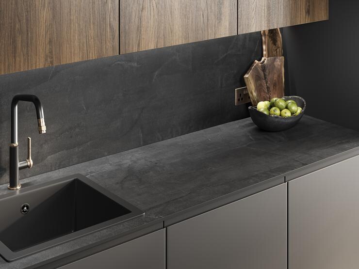 Carbon Ash Compact Laminate Featuring ClerkenwellSMCharcoal_DetailedLifestyle_V2