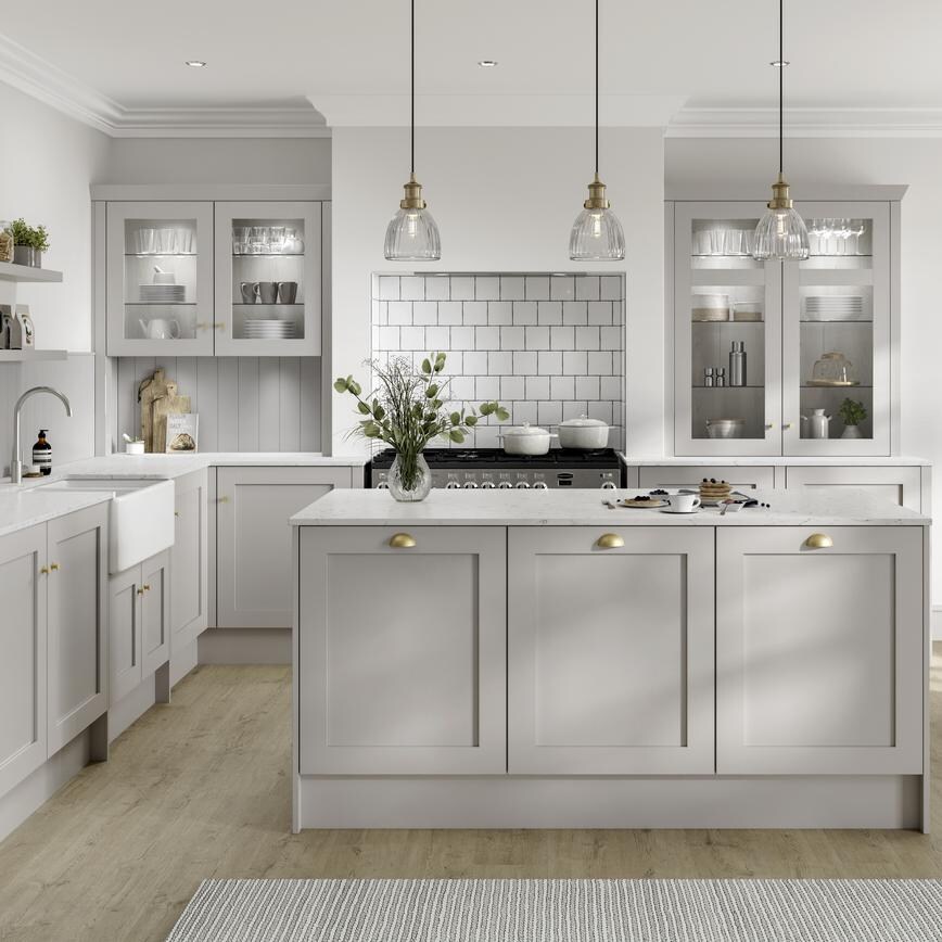 Lyskam White 20mm Quartz Worktop