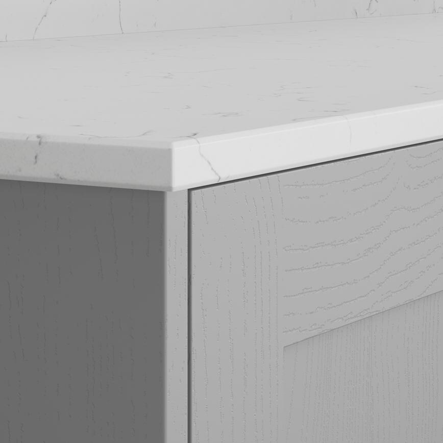 Lyskam White 20mm Quartz Worktop
