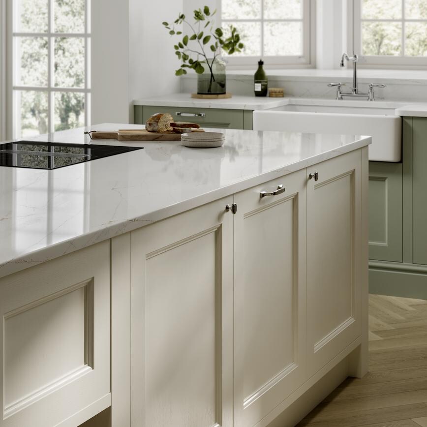 Bespoke Silestone 30mm Ethereal Glow Quartz Worktop