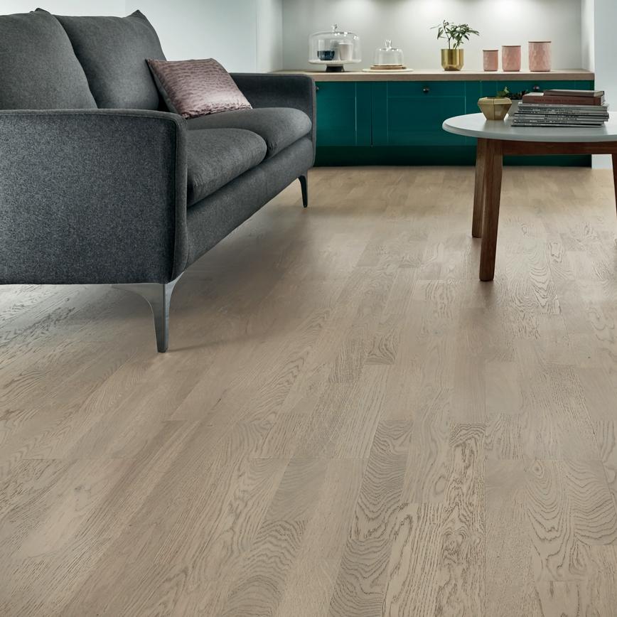Real Wood Light Grey Oak 3 Strip 3.18m/sq