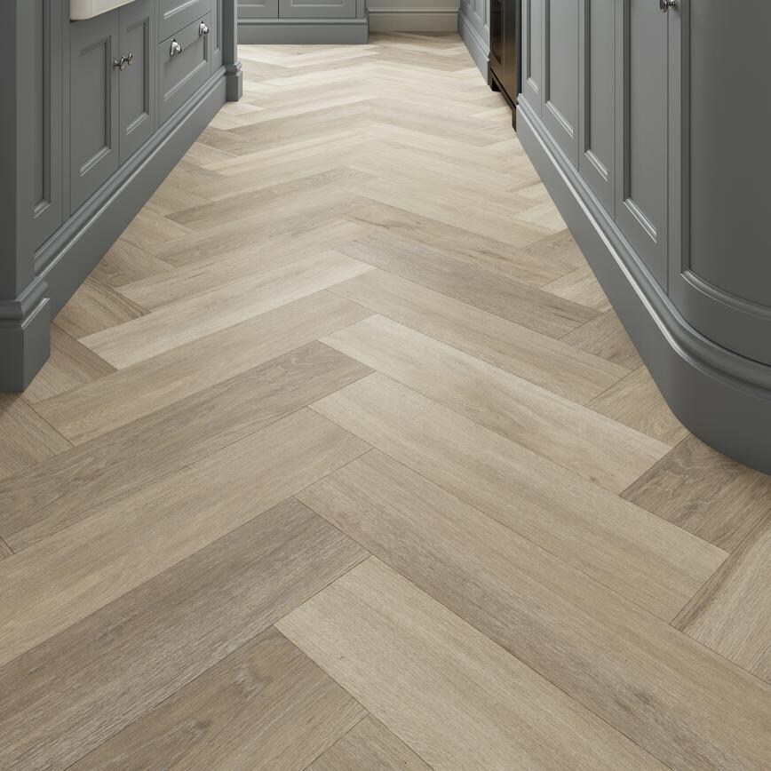 Texas Ash Herringbone Kitchen Main Set Shot