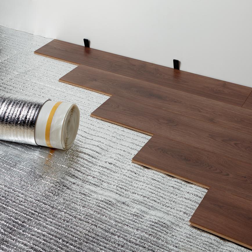 4-in-1 Foil-Backed 3mm Low Density Polyethylene Underlay 10.8sq/m