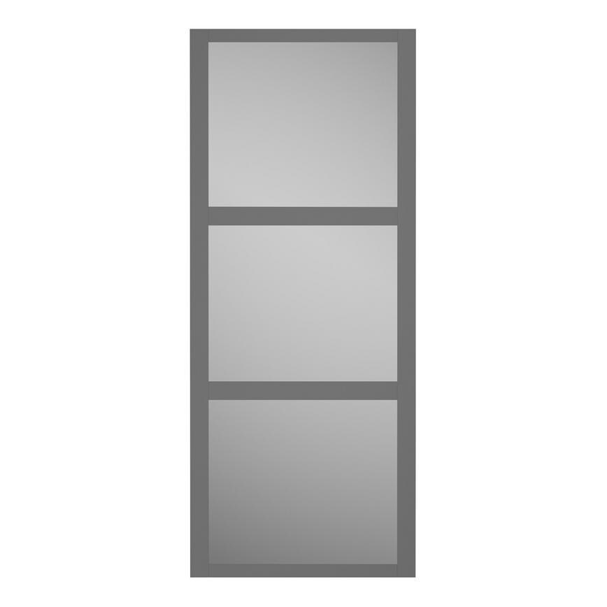 Shaker Graphite Frame Panelled Mirrored