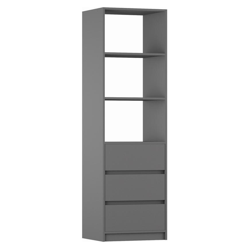 600mm Wardrobe Tower Grey