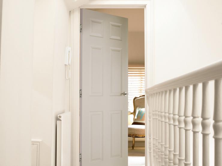 6 Panel Grained Fire Door